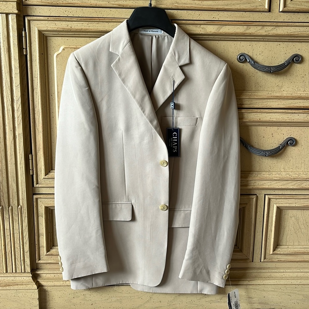 Ralph Lauren Chaps Tan Blazer size 18R-Brand new and never been worn. Tags on.